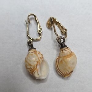 Sarah Cov Gold-Tone Shell Earrings